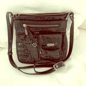 Brighton patent leather cross body